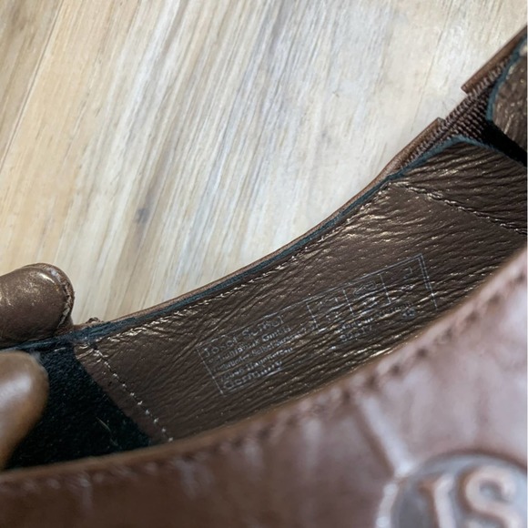 JOSEPH SEIBEL Pointed Toe Brown Leather Heel Shoes Oxford Comfort Germany Sz 8.5 - Picture 7 of 11